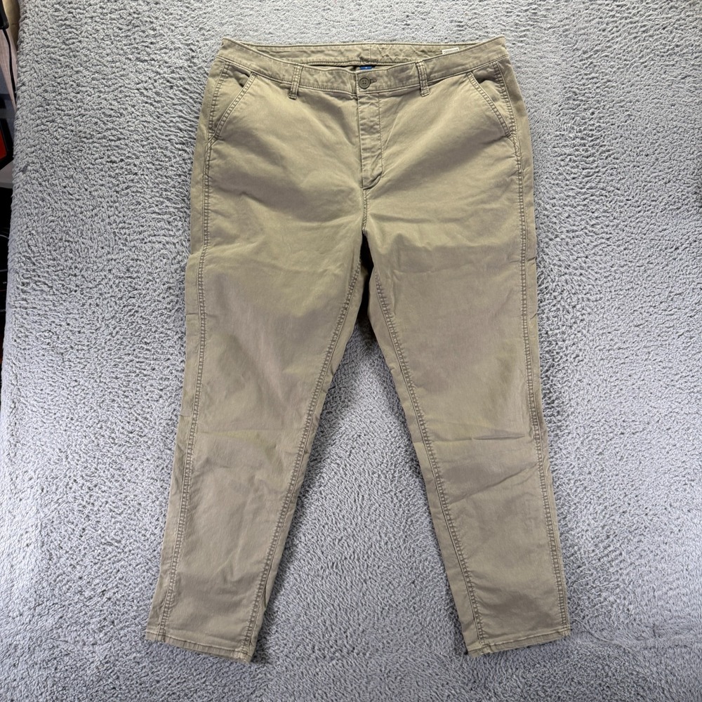 Old Navy OG Pant Womens 18 Beige Cotton Chino Straight Business Preppy Career